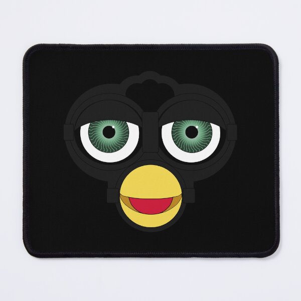 Item preview, 1998 Furby faceplate black with green eyes designed and sold by skipjaw.