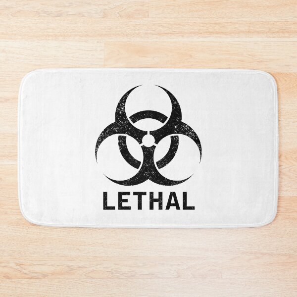 Item preview, LETHAL word with Biohazard symbol designed and sold by Dreamakerstudio.