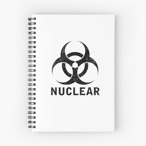 Item preview, NUCLEAR word with Biohazard symbol designed and sold by Dreamakerstudio.