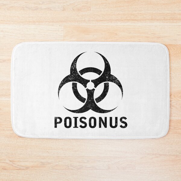 Item preview, POISONUS word with Biohazard symbol designed and sold by Dreamakerstudio.