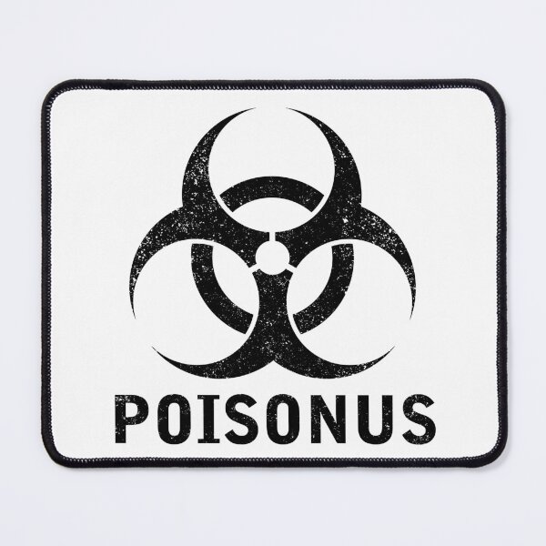 Item preview, POISONUS word with Biohazard symbol designed and sold by Dreamakerstudio.