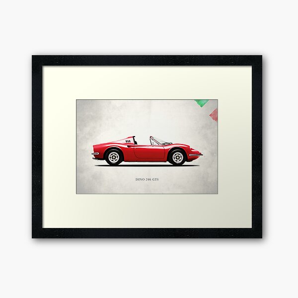 The Dino 246 GTS Framed Art Print