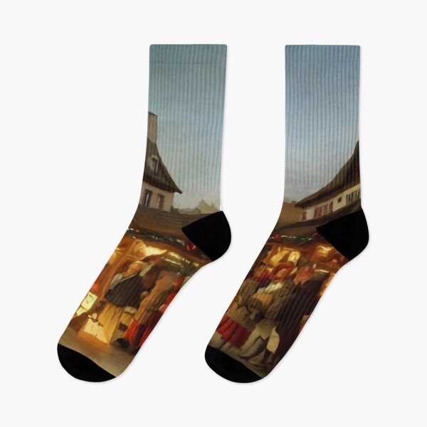 Item preview, Historic Dutch Village Christmas Market designed and sold by Zeph1.