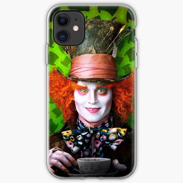 Mad Hatter from Alice in wonderland iPhone Soft Case