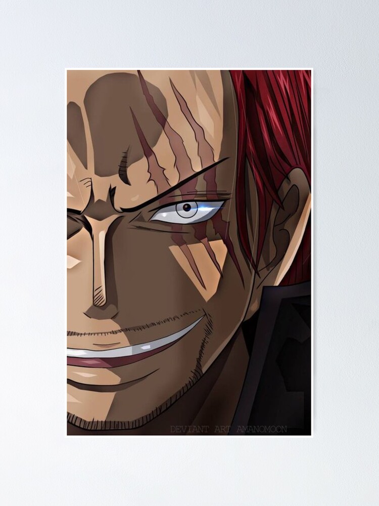 " SHANKS ONE PIECE / SHANKS RED HAIR / ONE PIECE / SHANKS EYES" Poster