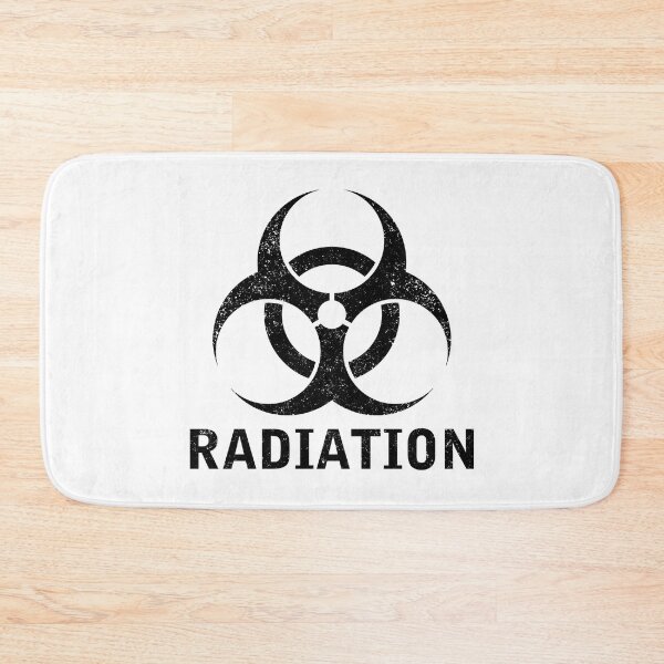 Item preview, RADIATION word with Biohazard symbol designed and sold by Dreamakerstudio.
