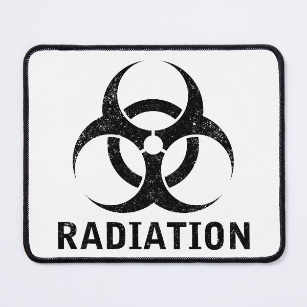 Item preview, RADIATION word with Biohazard symbol designed and sold by Dreamakerstudio.