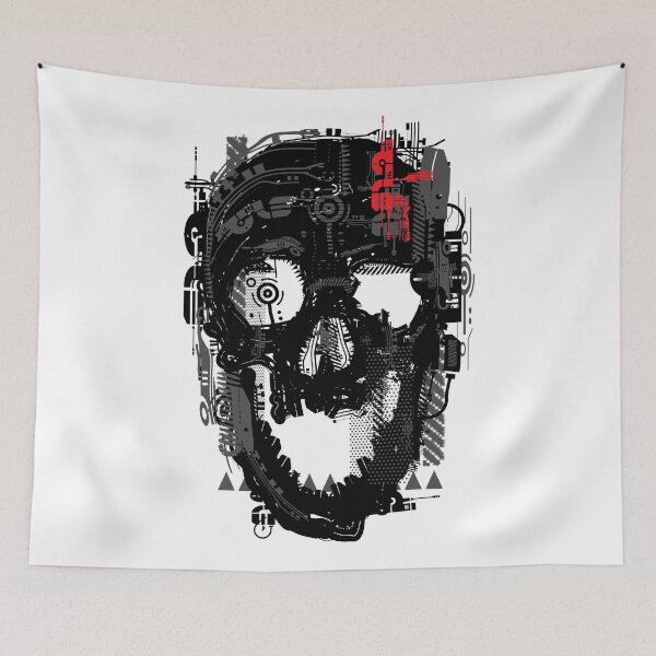 Item preview, Skull Ci-Fi designed and sold by Quilimo Studio.