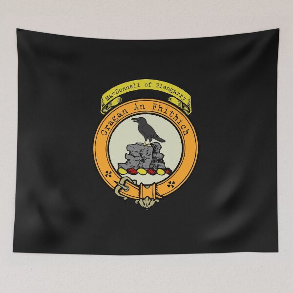Item preview, MacDonnell of Glengarry Clan Surname crest designed and sold by BagTown Clans.