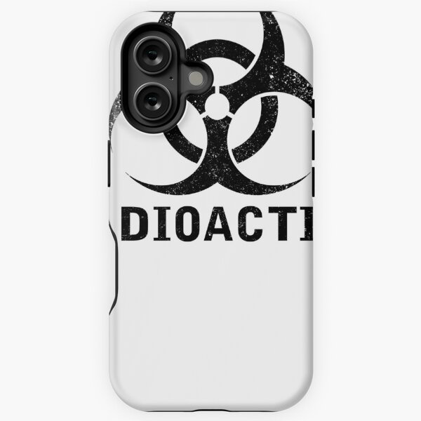 Artikel-Vorschau von RADIOAKTIVES Wort mit Biohazard-Symbol, designt und verkauft von Dreamakerstudio.