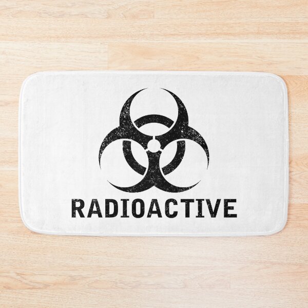 Item preview, RADIOACTIVE word with Biohazard symbol designed and sold by Dreamakerstudio.