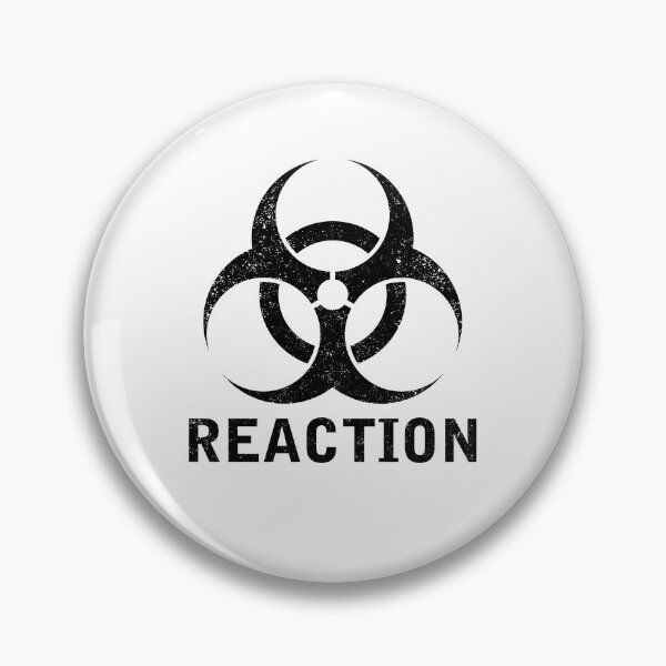 Item preview, REACTION word with Biohazard symbol designed and sold by Dreamakerstudio.