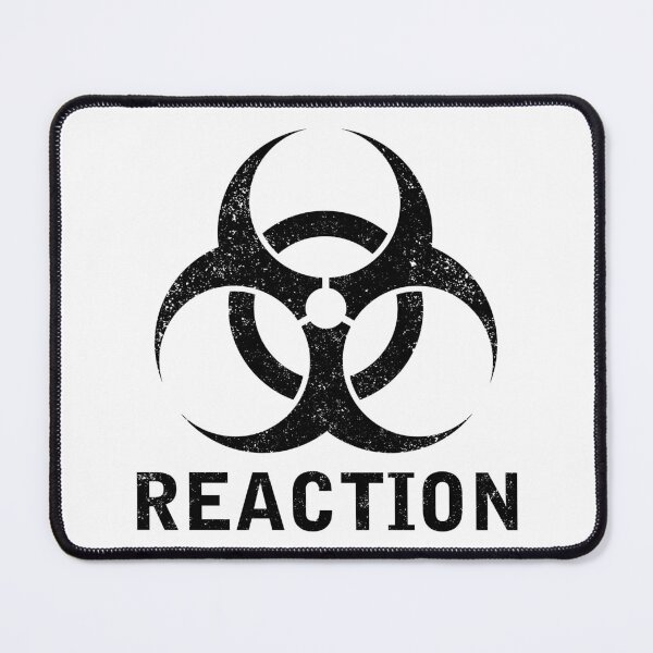 Item preview, REACTION word with Biohazard symbol designed and sold by Dreamakerstudio.