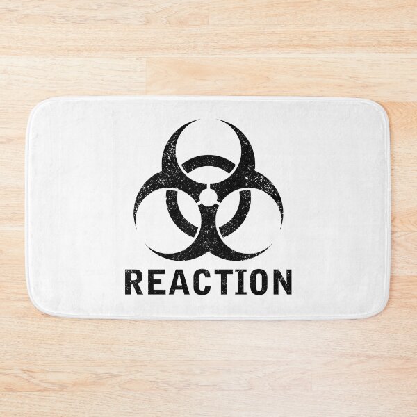 Item preview, REACTION word with Biohazard symbol designed and sold by Dreamakerstudio.