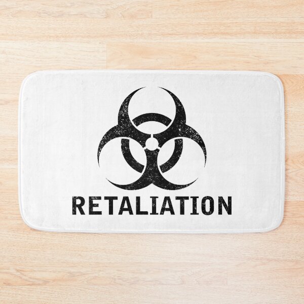 Item preview, RETALIATION word with Biohazard symbol designed and sold by Dreamakerstudio.