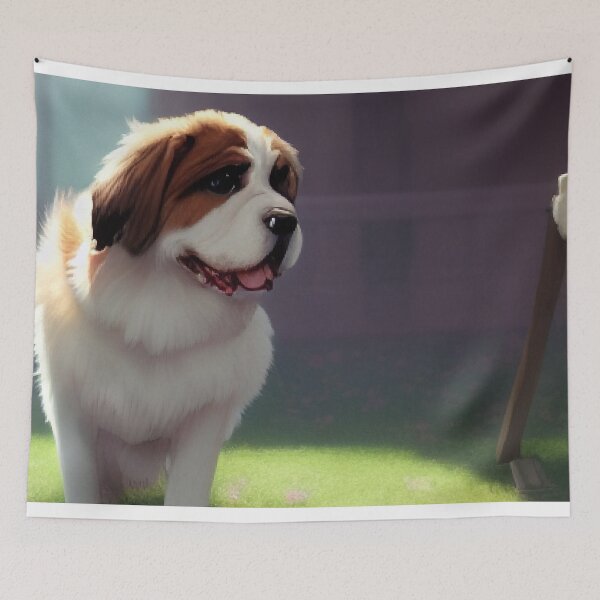Item preview, Saint Bernard Painting designed and sold by DesignerKin.
