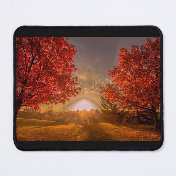 Item preview, Misty Foggy Fall Sunrise designed and sold by Annariaart.