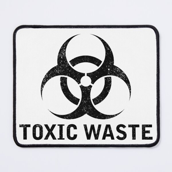 Item preview, TOXIC WASTE word with Biohazard symbol designed and sold by Dreamakerstudio.