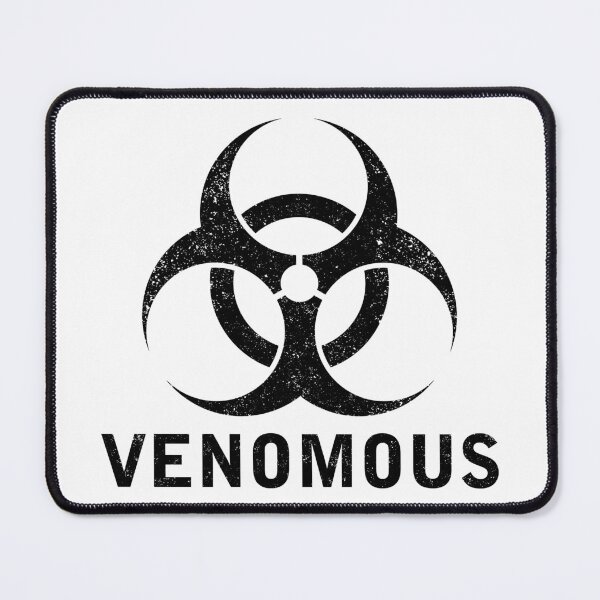 Item preview, VENOMOUS word with Biohazard symbol designed and sold by Dreamakerstudio.