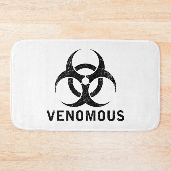 Item preview, VENOMOUS word with Biohazard symbol designed and sold by Dreamakerstudio.