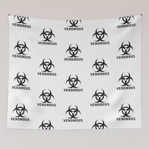 Item preview, VENOMOUS word with Biohazard symbol designed and sold by Dreamakerstudio.