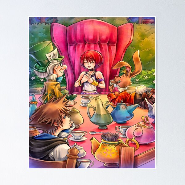 kingdom hearts cute art Poster