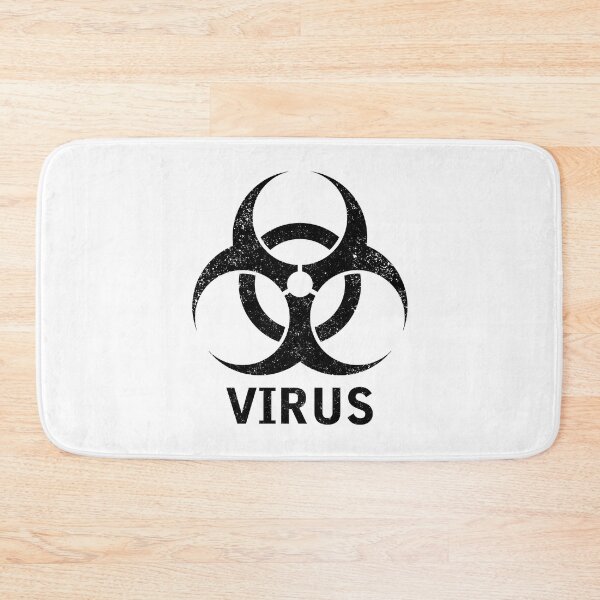 Item preview, VIRUS word with Biohazard symbol designed and sold by Dreamakerstudio.