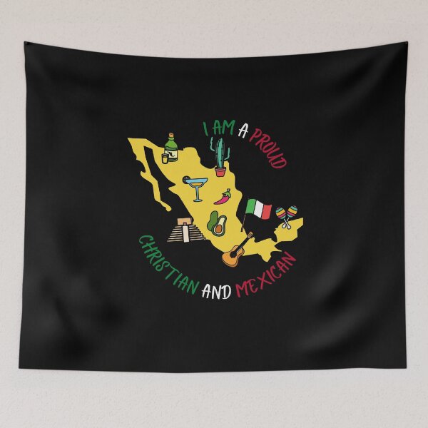 Item preview, I Am a Proud Christian and Mexican designed and sold by onlyscriptures.
