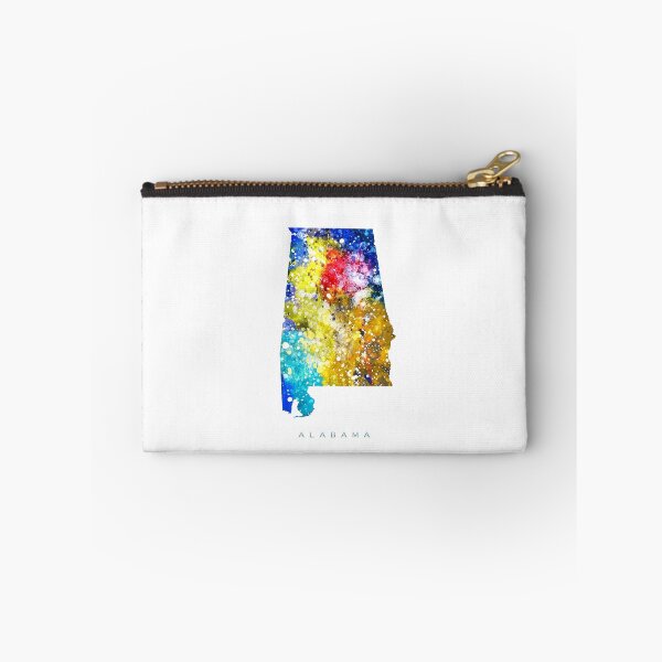 Item preview, Alabama Map Watercolor Painting designed and sold by InkistPrints.