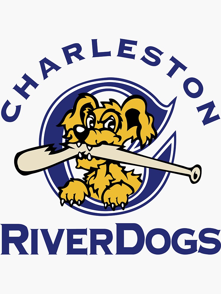 "TheCharlestonRiverDogsLogo" Sticker for Sale by MasArt1 Redbubble