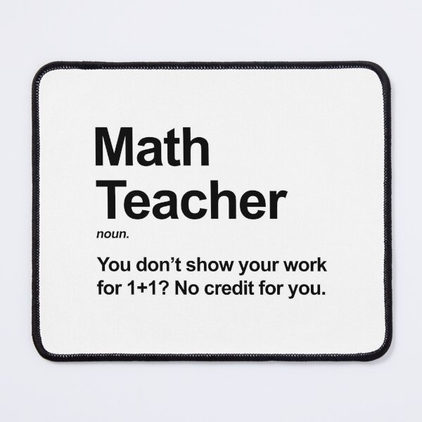 Item preview, Funny Math Teacher Definition Mathematics Teacher Gift designed and sold by allysmar.