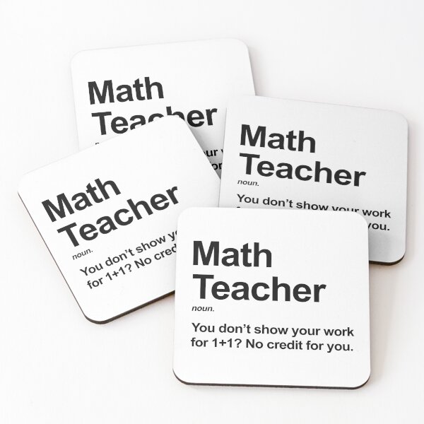 Item preview, Funny Math Teacher Definition Mathematics Teacher Gift designed and sold by allysmar.
