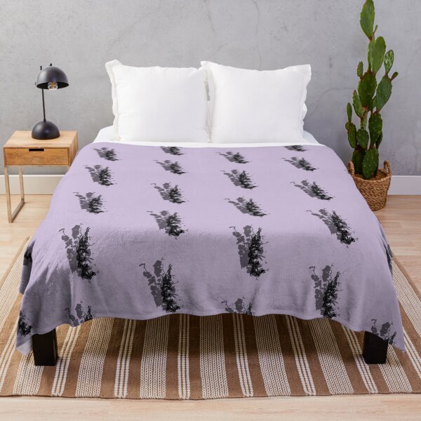 Item preview, Hollyhocks (Black & Grey) designed and sold by JosetteKent.