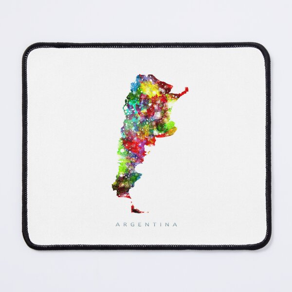 Item preview, Argentina Map Watercolor Painting designed and sold by InkistPrints.