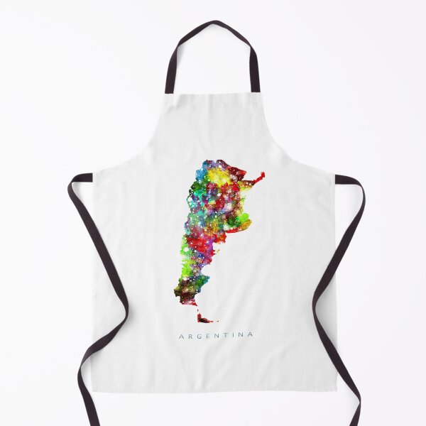 Item preview, Argentina Map Watercolor Painting designed and sold by InkistPrints.