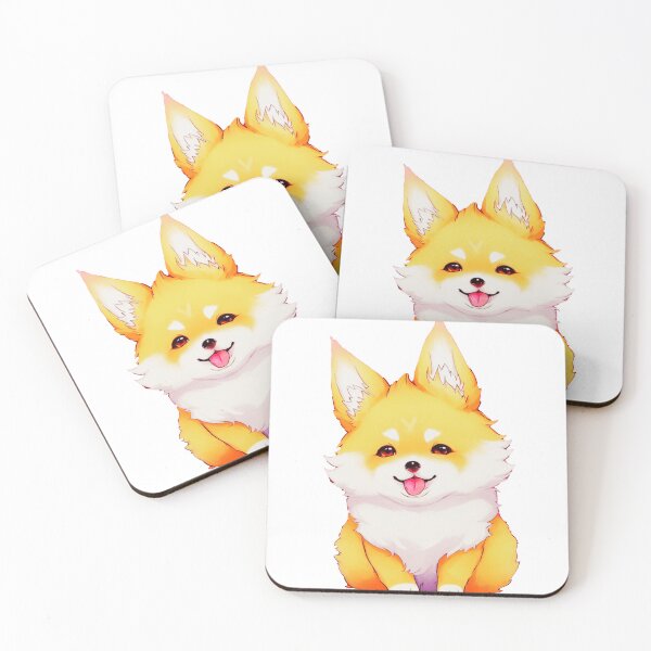 Item preview, A cute fluffy and happy dog sitting down obediently designed and sold by Pinghing.