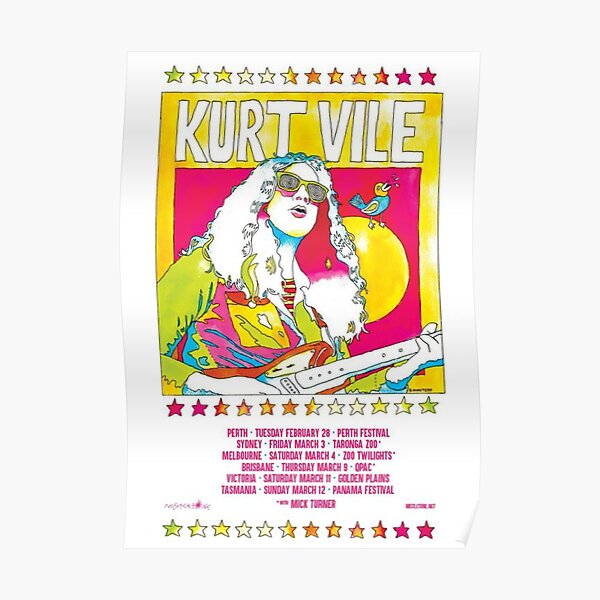 Kurt Vile - Tour Poster Poster