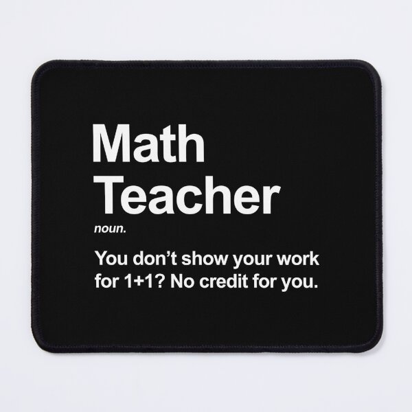 Item preview, Funny Math Teacher Definition Mathematics Teacher Gift designed and sold by allysmar.