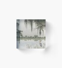 Magnolien-Plantage Acrylblock