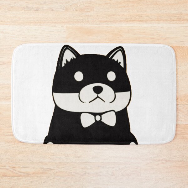 Item preview, A cute bear-dog sitting down wearing his suit with a bow tie designed and sold by Pinghing.