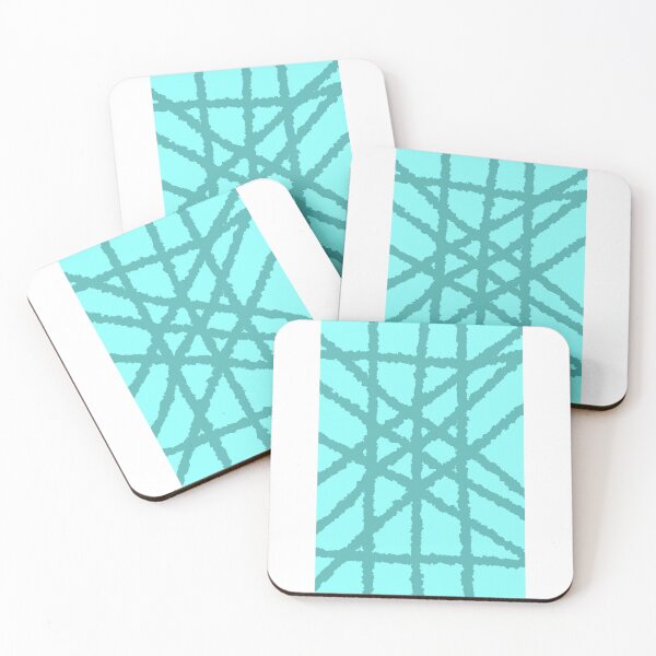Item preview, Teal Line Pattern designed and sold by Usagicollection.