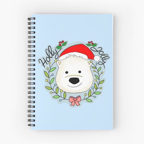 Artikelvorschau, Holly Jolly! Weihnachts-Eisbär! entworfen und verkauft von IdinDesignShop.