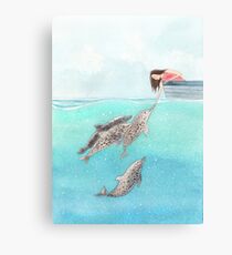 A touch of love Canvas Print