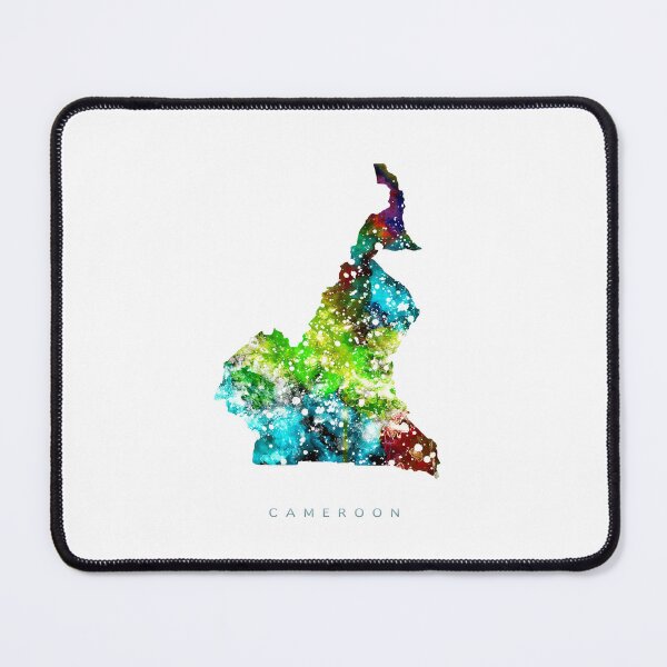 Item preview, Cameroon Map Watercolor Painting designed and sold by InkistPrints.