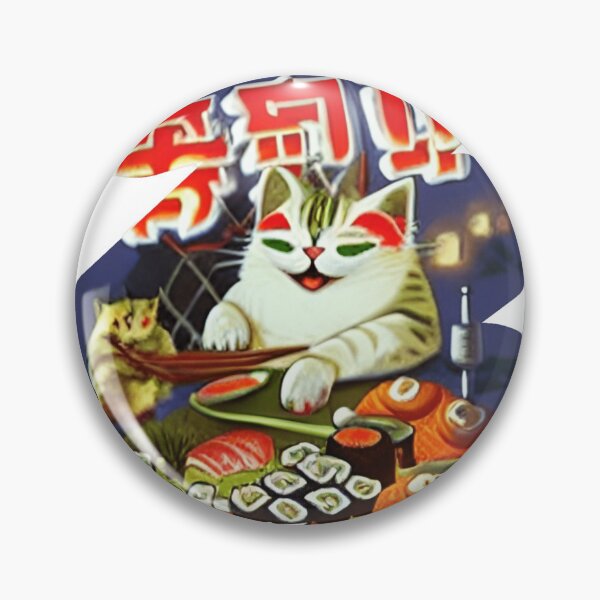 Artikelvorschau, Sushi Chef Cat-Smiley entworfen und verkauft von zheworkstudio.