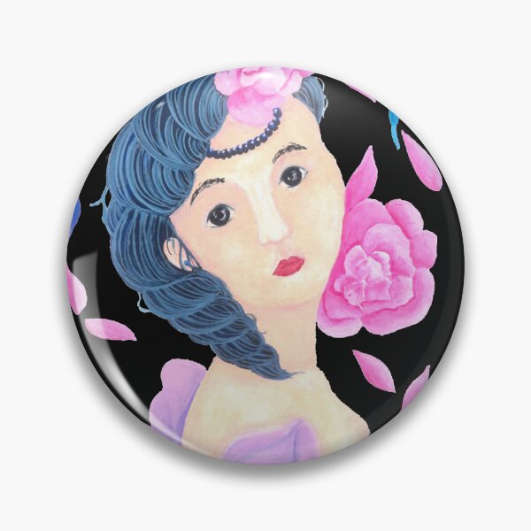 Aperçu de l'œuvre Princesse fleur noire créée et vendue par Kulokulo.