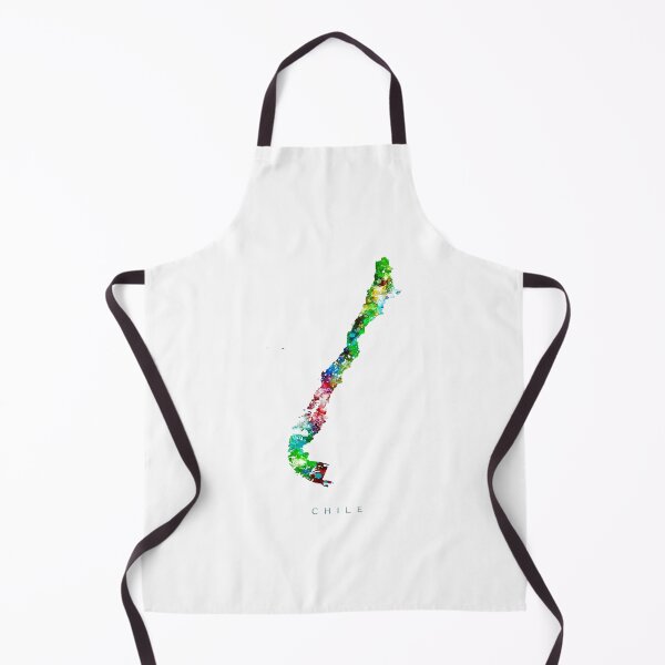 Item preview, Chile Map Watercolor Painting designed and sold by InkistPrints.