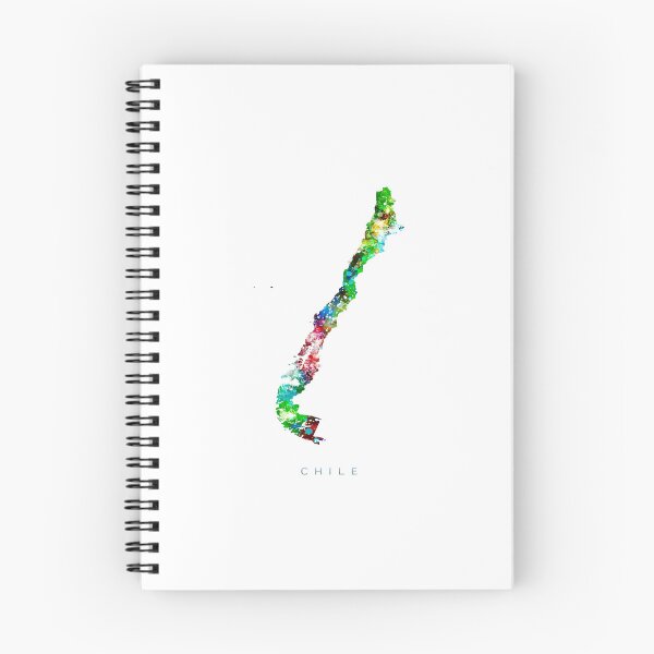 Item preview, Chile Map Watercolor Painting designed and sold by InkistPrints.