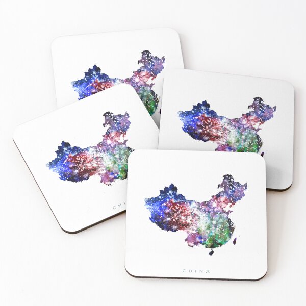 Item preview, China Map Watercolor Painting designed and sold by InkistPrints.