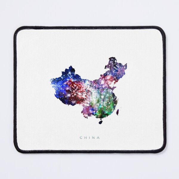 Item preview, China Map Watercolor Painting designed and sold by InkistPrints.